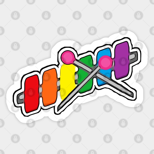 Xylophone Sticker by Patchwork Bird